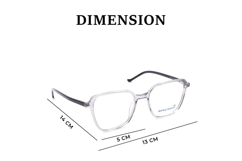 Geometric Full Rim Eyeglasses For Women