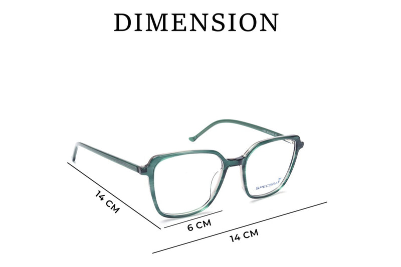 Geometric Full Rim Eyeglasses For Women
