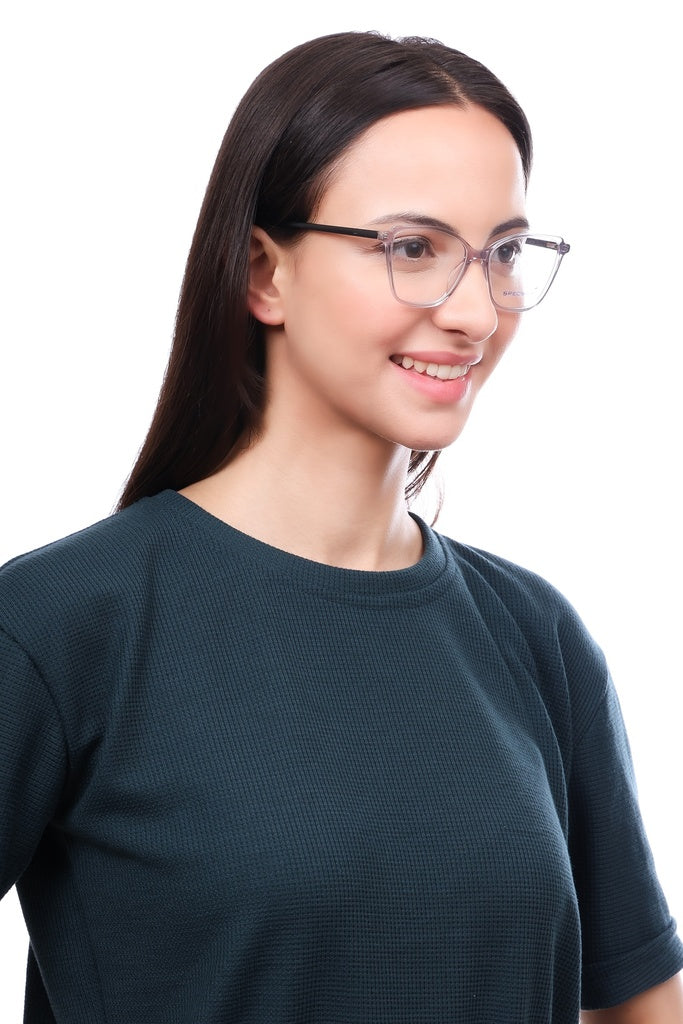 Geometric Full Rim Eyeglasses For Women