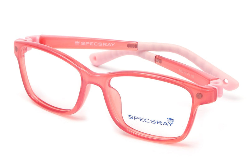 Rectangle Full Rim Eyeglasses For Kids