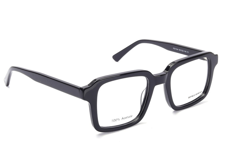 Rectangle Full Rim Eyeglasses For unisex