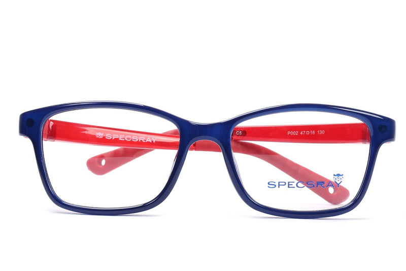 Rectangle Full Rim Eyeglasses For Kids