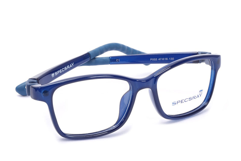 Rectangle Full Rim Eyeglasses For Kids