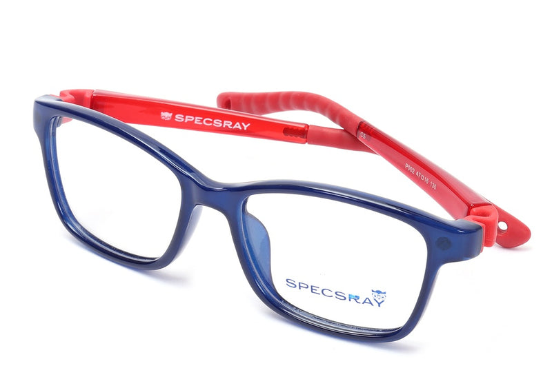 Rectangle Full Rim Eyeglasses For Kids