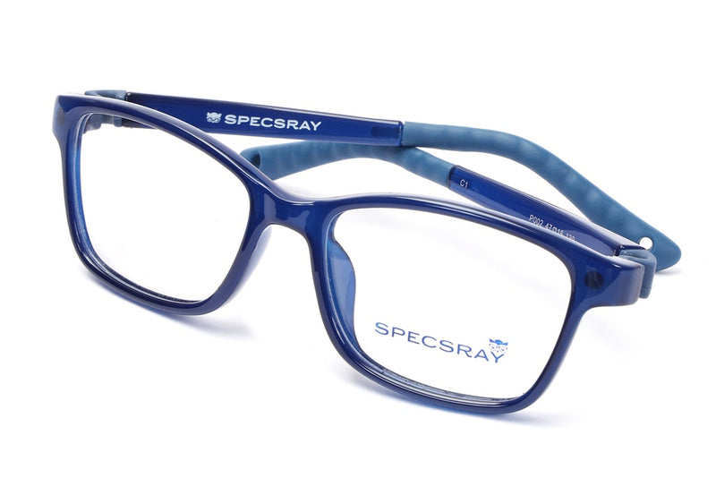 Rectangle Full Rim Eyeglasses For Kids