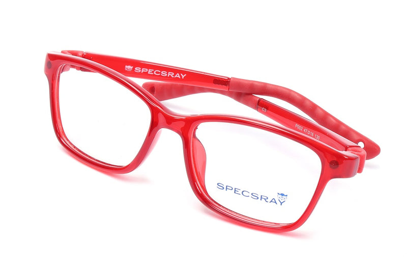 Rectangle Full Rim Eyeglasses For Kids
