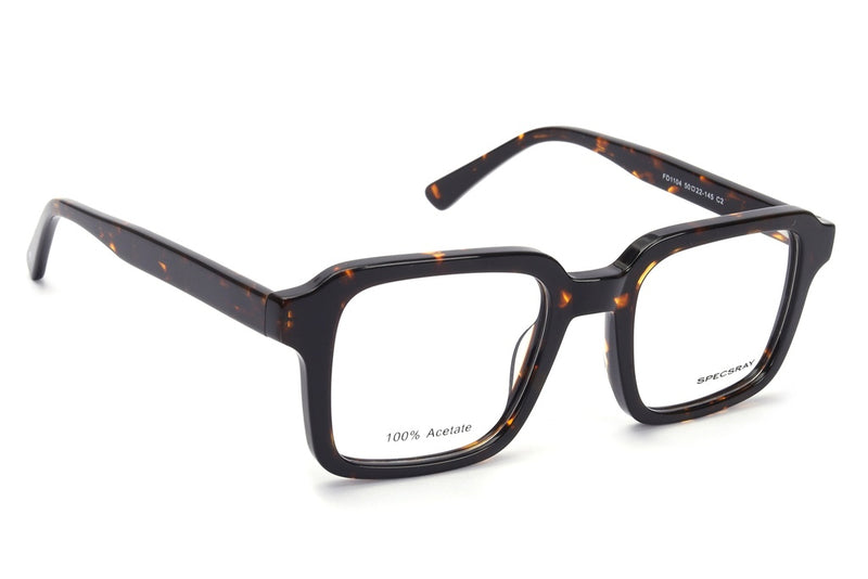 Rectangle Full Rim Eyeglasses For unisex