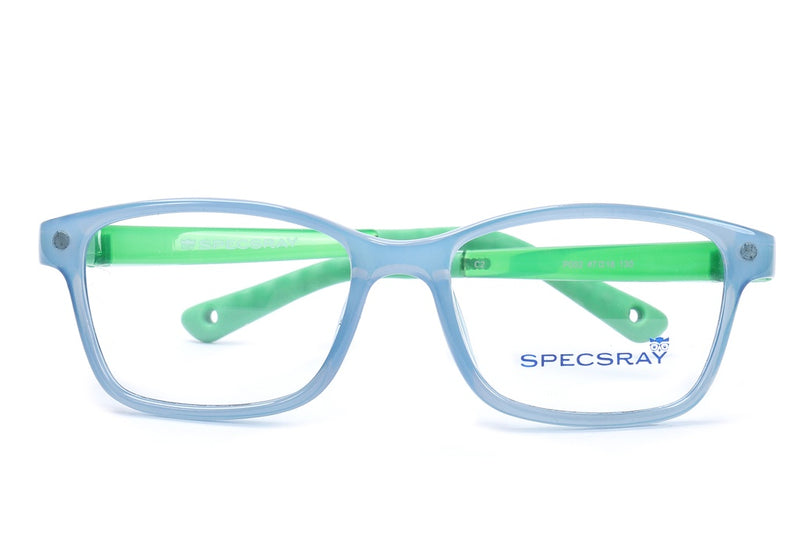 Rectangle Full Rim Eyeglasses For Kids