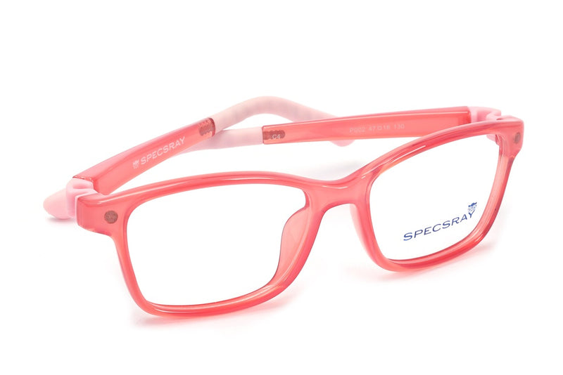 Rectangle Full Rim Eyeglasses For Kids