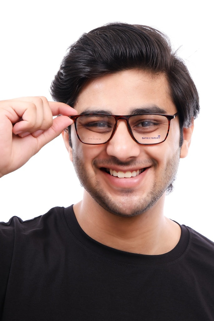 Rectangle Full Rim Eyeglasses For Men