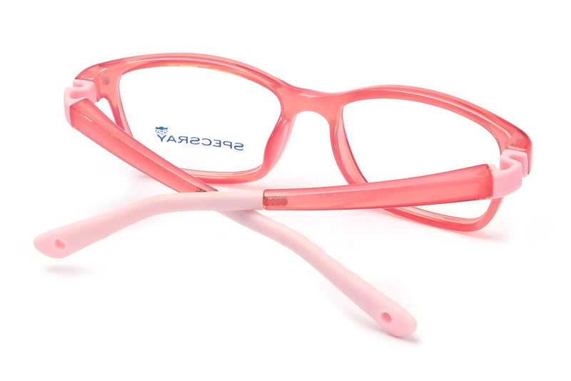 Rectangle Full Rim Eyeglasses For Kids