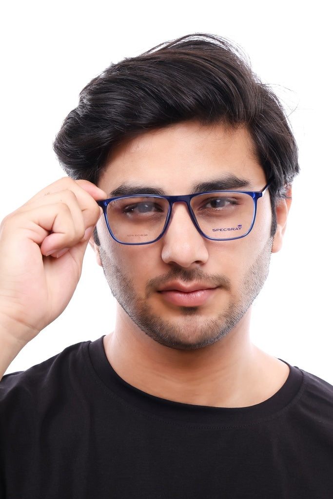 Rectangle Full Rim Eyeglasses For Men