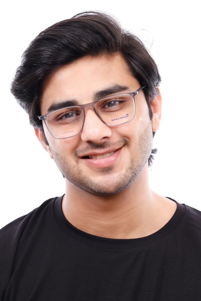 Rectangle Full Rim Eyeglasses For Men