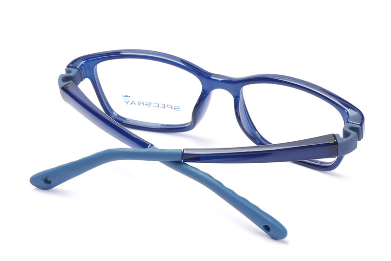 Rectangle Full Rim Eyeglasses For Kids