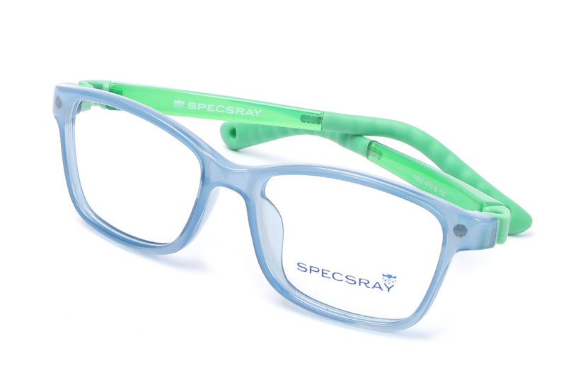 Rectangle Full Rim Eyeglasses For Kids