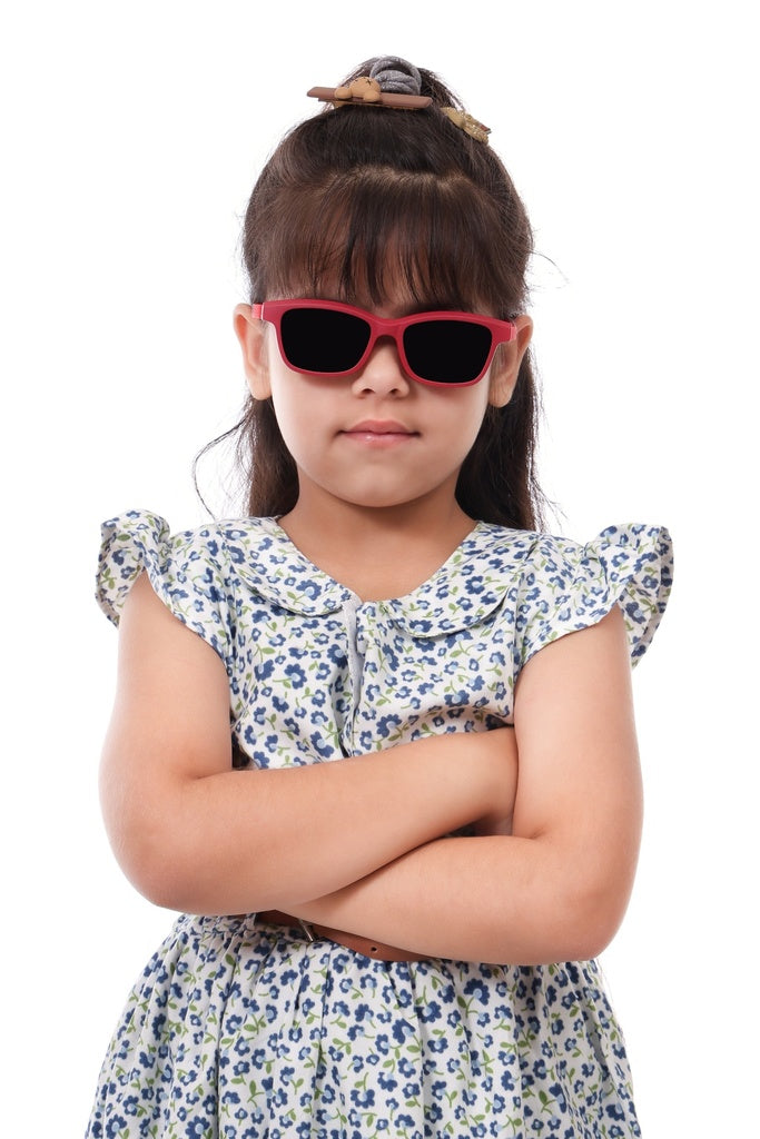 Rectangle Full Rim Eyeglasses For Kids