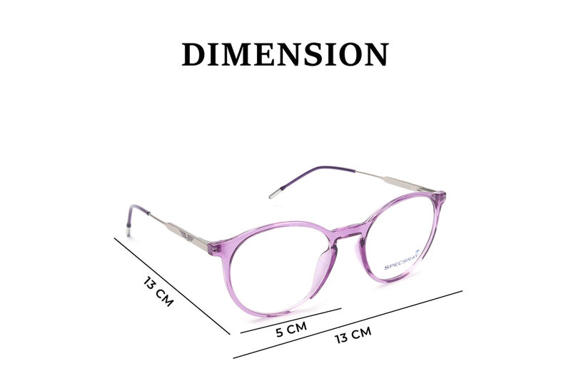 Round Full Rim Eyeglasses For Men And Women