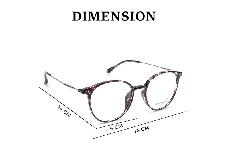 Round Full Rim Eyeglasses For Men And Women