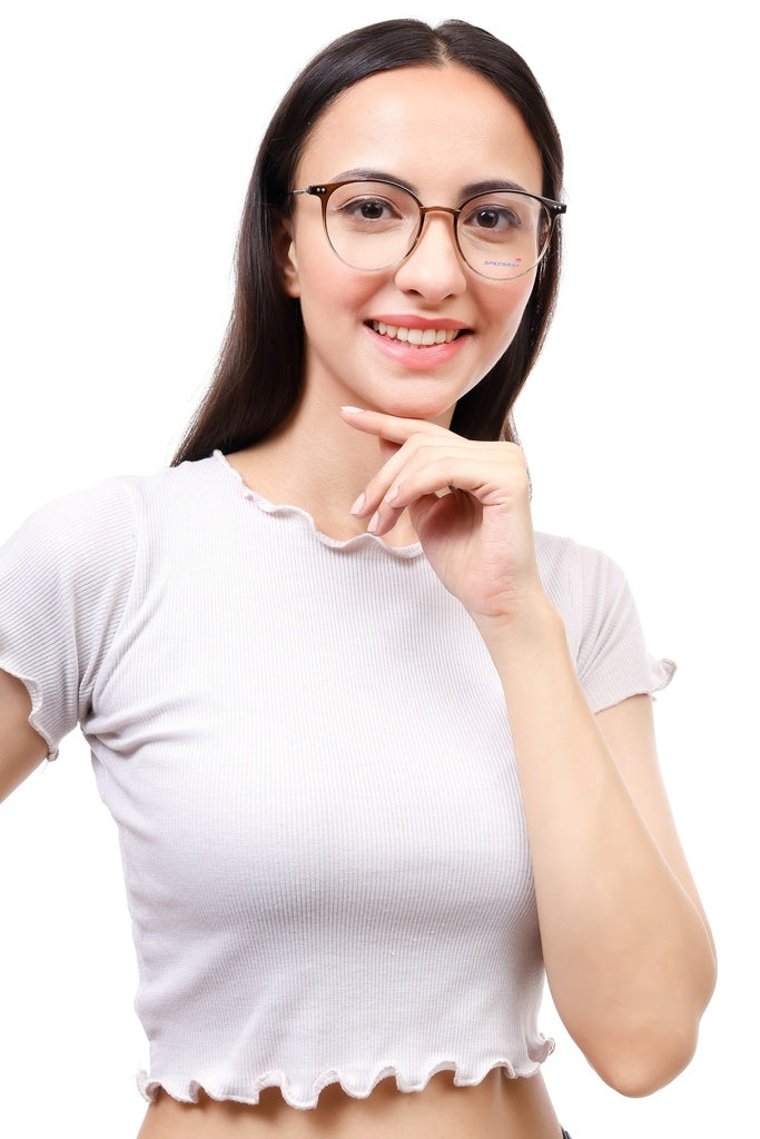 Round Full Rim Eyeglasses For Men And Women