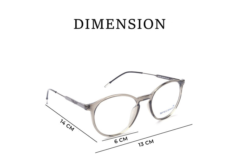 Round Full Rim Eyeglasses For Men And Women