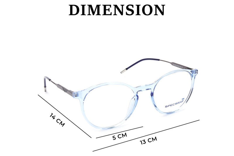 Round Full Rim Eyeglasses For Men And Women