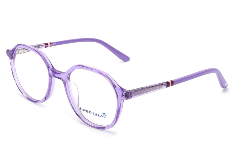 Round Full Rim Eyeglasses For Kids