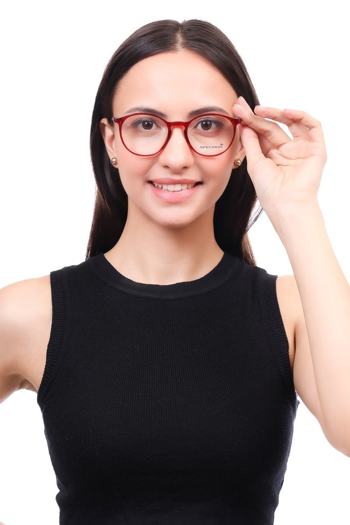 Round Full Rim Eyeglasses For Men And Women