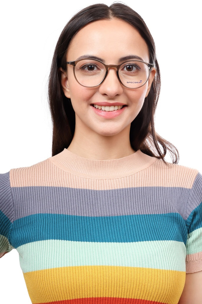 Round Full Rim Eyeglasses For Men And Women