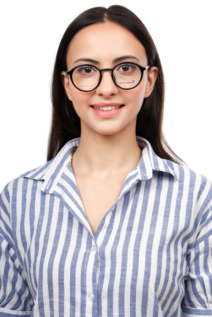 Round Full Rim Eyeglasses For Men And Women
