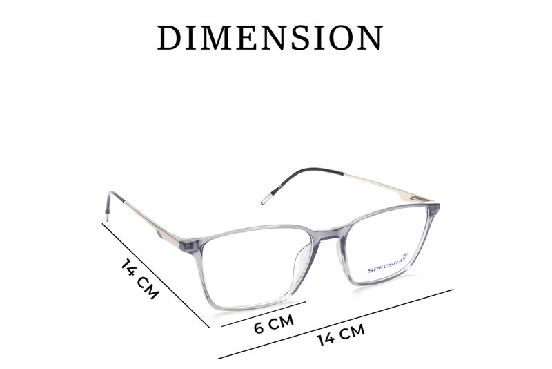 Square Full Rim Eyeglasses For Men