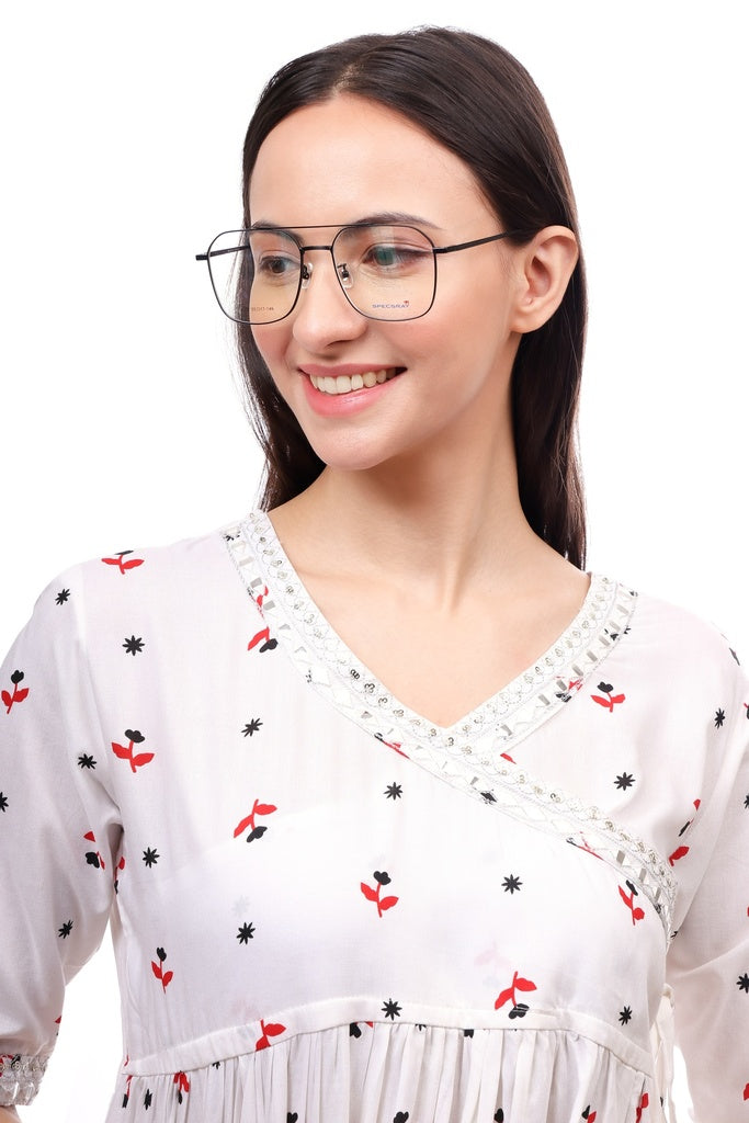 Square Full Rim Eyeglasses For Men