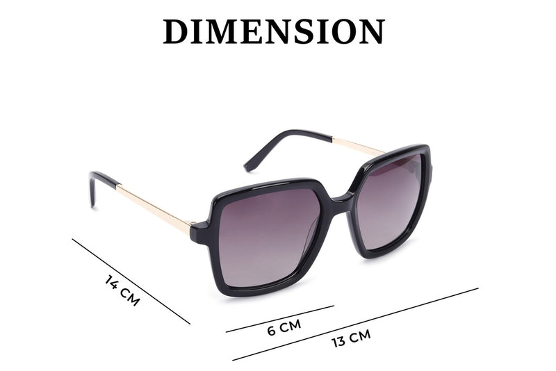 Geometric Full Rim Sunglasses For Women