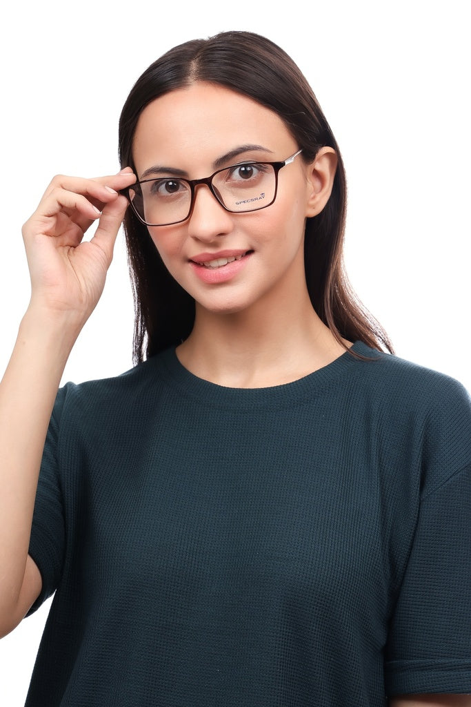 Square Full Rim Eyeglasses For Men