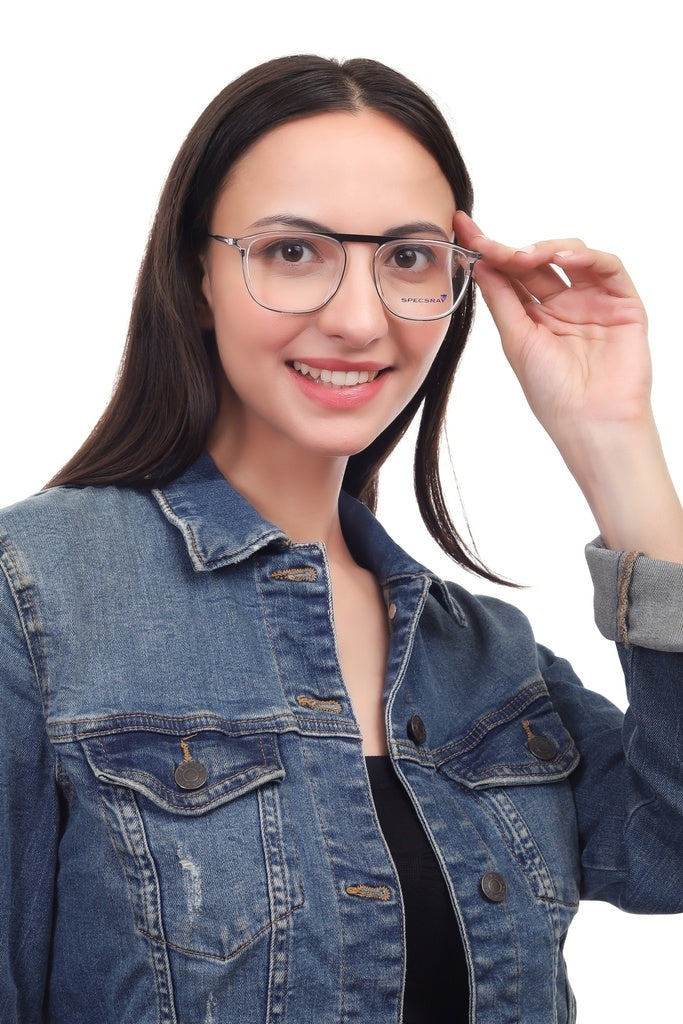 Square Full Rim Eyeglasses For Men