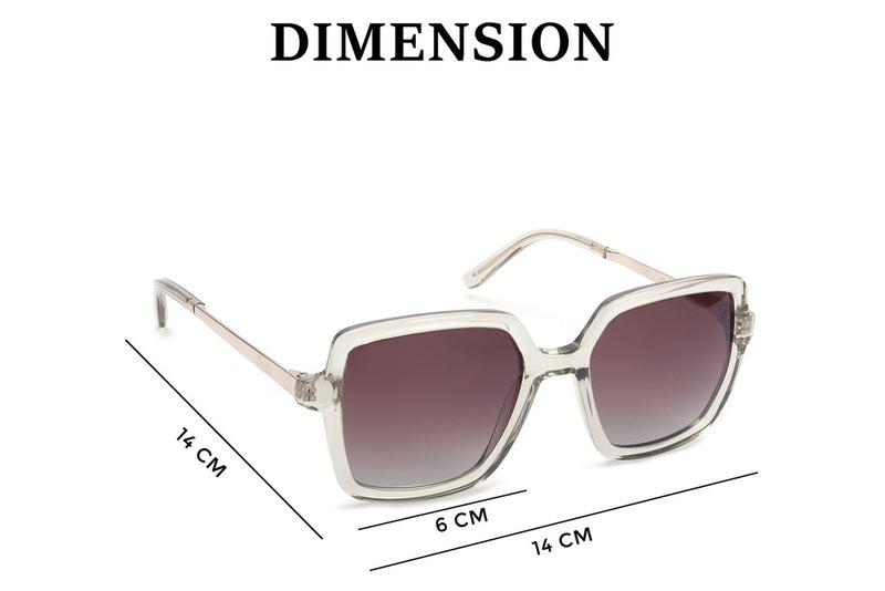 Geometric Full Rim Sunglasses For Women
