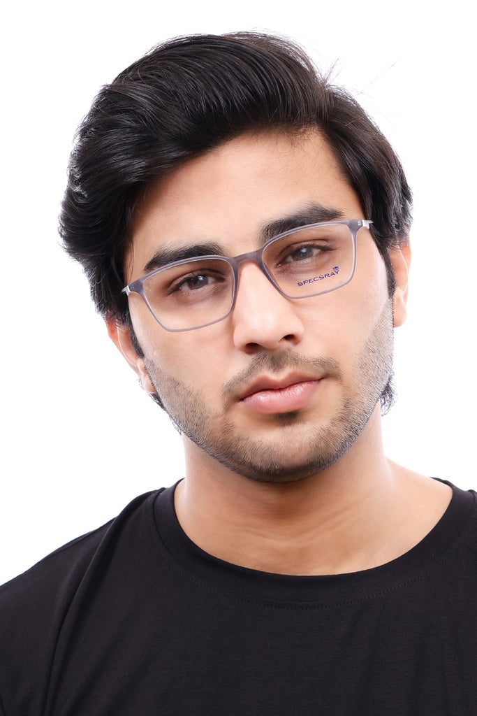 Square Full Rim Eyeglasses For Men