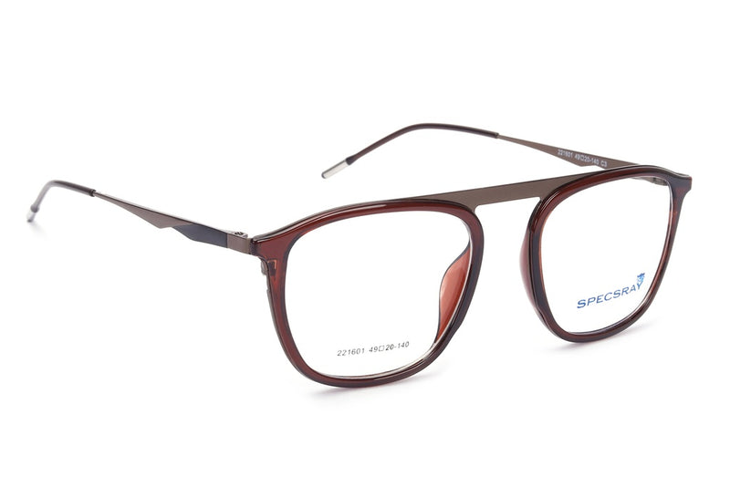 Square Full Rim Eyeglasses For Men
