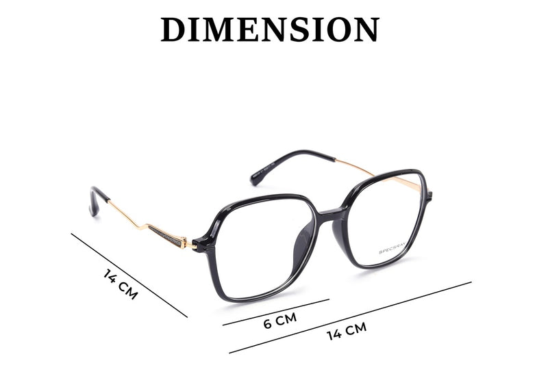 Geometric Full Rim Eyeglasses For Women