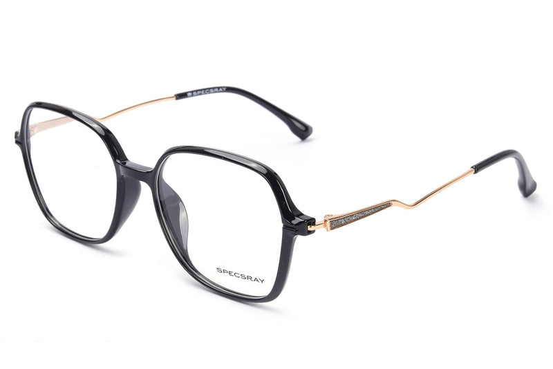 Geometric Full Rim Eyeglasses For Women