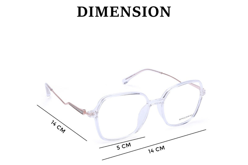 Geometric Full Rim Eyeglasses For Women