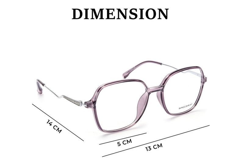 Geometric Full Rim Eyeglasses For Women
