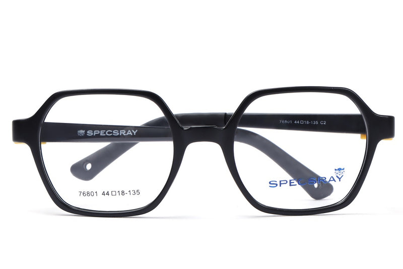 Geometric Full Rim Eyeglasses For Kids