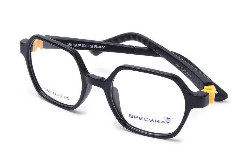 Geometric Full Rim Eyeglasses For Kids