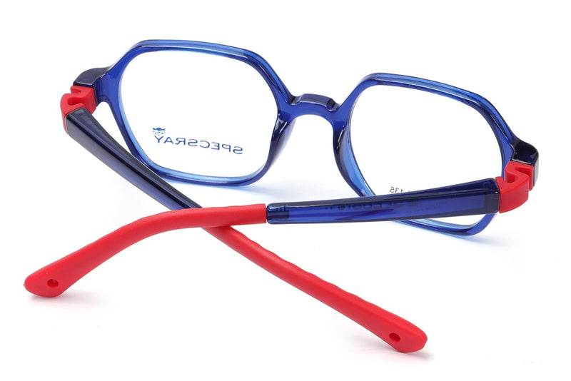 Geometric Full Rim Eyeglasses For Kids
