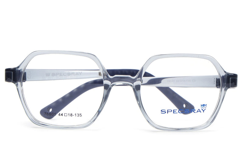 Geometric Full Rim Eyeglasses For Kids