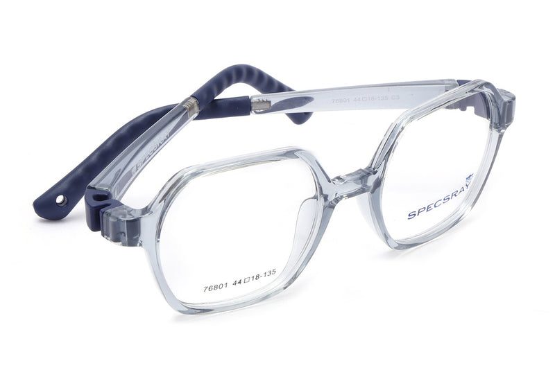 Geometric Full Rim Eyeglasses For Kids