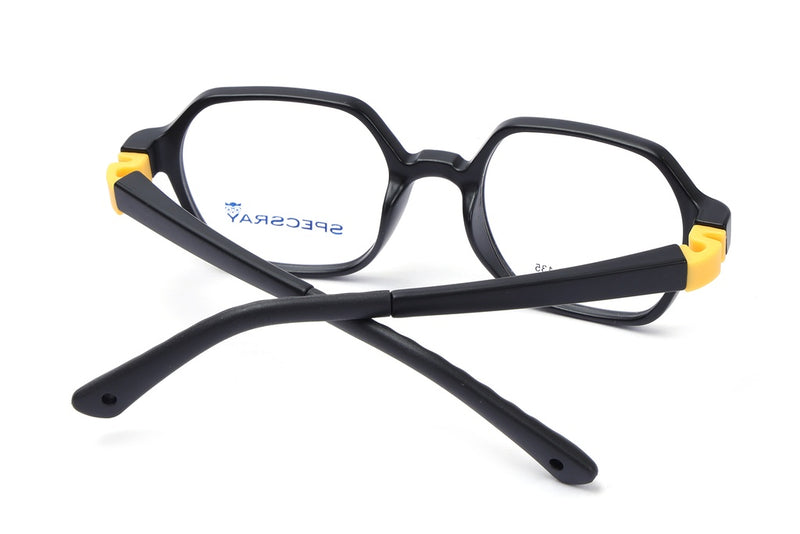 Geometric Full Rim Eyeglasses For Kids