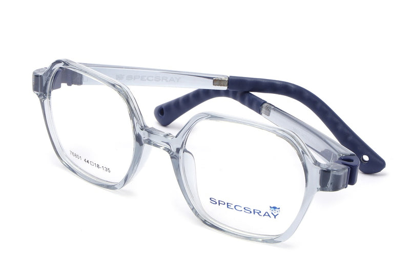Geometric Full Rim Eyeglasses For Kids