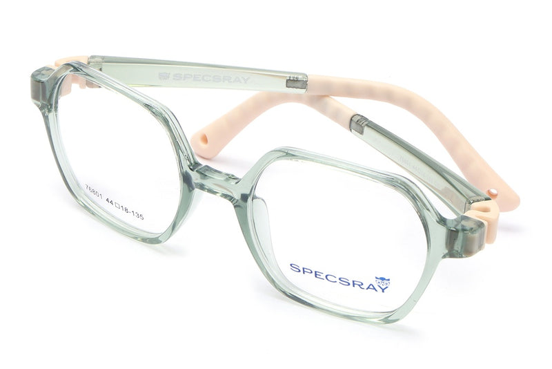 Geometric Full Rim Eyeglasses For Kids