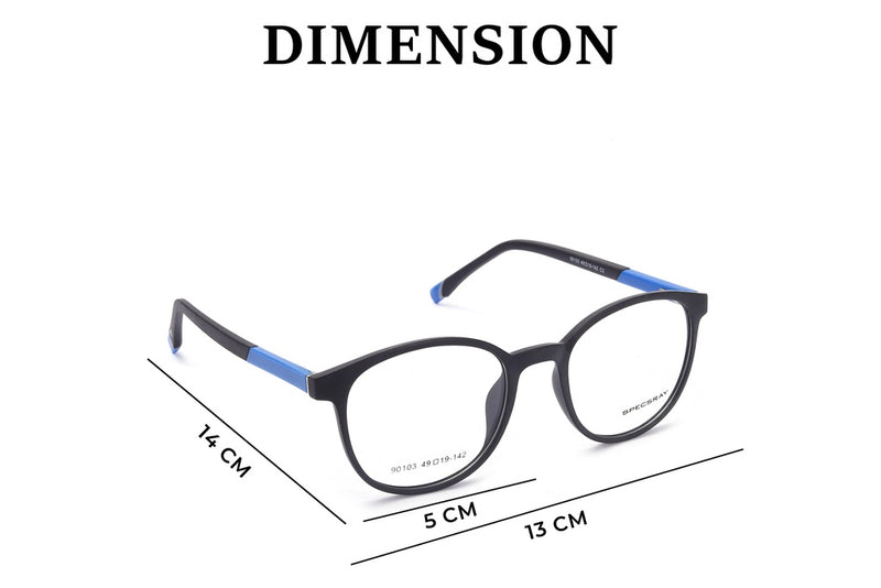 Round Full Rim Eyeglasses For Men And Women